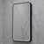 Retti Rectangular 450mm x 750mm Frontlit LED Framed Mirror with Demister, Matte Black Frame