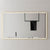 Retti Rectangular 1500mm x 900mm Frontlit LED Framed Mirror with Demister, Brushed Brass (Gold) Frame *Clearance Stock*