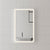 Retti Rectangular 450mm x 750mm Frontlit LED Framed Mirror with Demister, Matte White Frame *Clearance Stock*