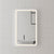 Retti Rectangular 450mm x 750mm Frontlit LED Mirror with Matte White Frame and Demister