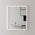 Retti Rectangular 750mm x 900mm Frontlit LED Mirror with Matte White Frame and Demister