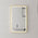 Retti Rectangular 450mm x 750mm Frontlit LED Mirror with Brushed Brass (Gold) Frame and Demister