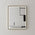Retti Rectangular 600mm x 750mm Frontlit LED Mirror with Matte Black Frame and Demister