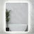 Retti Rectangular 600mm x 750mm Frontlit and Backlit LED Frameless Mirror with Frosted Glass Border and Demister