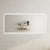 Retti Rectangular 2000mm x 900mm Frontlit and Backlit LED Frameless Mirror with Frosted Glass Border and Demister