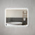 Retti Rectangular 1200mm x 900mm LED Mirror with Frosted Glass Border and Demister
