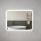 Retti Rectangular 1200mm x 900mm LED Mirror with Frosted Glass Border and Demister