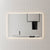 Retti Rectangular 1300mm x 900mm Frontlit and Backlit LED Frameless Mirror with Frosted Glass Border and Demister