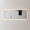 Retti Rectangular 1500mm x 600mm LED Mirror with Frosted Glass Border and Demister