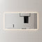 Retti Rectangular 1500mm x 750mm LED Mirror with Frosted Glass Border and Demister