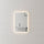 Retti Rectangular 400mm x 600mm LED Mirror with Frosted Glass Border and Demister