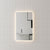 Retti Rectangular 450mm x 750mm Frontlit and Backlit LED Frameless Mirror with Frosted Glass Border and Demister