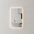 Retti Rectangular 450mm x 750mm LED Mirror with Frosted Glass Border and Demister