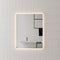 Retti Rectangular 700mm x 900mm LED Mirror with Frosted Glass Border and Demister