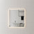 Retti Rectangular 800mm x 900mm Frontlit and Backlit LED Frameless Mirror with Frosted Glass Border and Demister