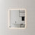 Retti Rectangular 800mm x 900mm LED Mirror with Frosted Glass Border and Demister