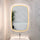 Riri Oblong 600mm x 900mm Frontlit and Backlit LED Frameless Mirror with Frosted Glass Border and Demister