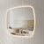 Riri Oblong 1200mm x 900mm Frontlit and Backlit LED Frameless Mirror with Frosted Glass Border and Demister