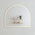 Arco Arch 1150mm x 1000mm Frontlit LED Mirror with Brushed Brass (Gold) Frame and Demister