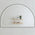 Arco Arch 1500mm x 1000mm Frontlit LED Mirror with Matte Black Frame and Demister
