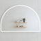 Arco Arch 1500mm x 1000mm Frontlit LED Mirror with Matte White Frame and Demister
