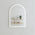 Arco Arch 700mm x 1000mm Frontlit LED Mirror with Matte White Frame and Demister