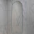 Arco Arch 500mm x 1200mm Frontlit and Backlit LED Frameless Mirror with Frosted Glass Border and Demister