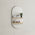Pill Oval 450mm x 900mm Mirror with Brushed Nickel Frame