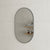 Pill Oval 600mm x 900mm Mirror with Brushed Gunmetal Frame