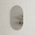 Pill Oval 600mm x 900mm Mirror with Brushed Nickel Frame