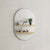 Pill Oval 600mm x 900mm Mirror with Brushed Nickel Frame