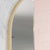 Pill Oval Mirror with Brushed Brass (Gold) Frame | 6 sizes available, from 500mm to 1500mm |