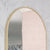 Pill Oval 600mm x 900mm Mirror with Brushed Brass (Gold) Frame