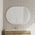 Pill Oval 1200mm x 900mm Mirror with Matte White Frame