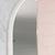 Pill Oval 1200mm x 900mm Mirror with Matte White Frame