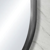 Pill Oval 600mm x 900mm Framed Mirror, Brushed Gunmetal Frame