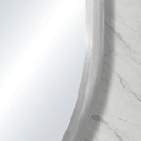 Pill Oval 500mm x 1000mm Framed Mirror, Brushed Nickel Frame