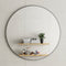 Circa Round 1000mm Mirror with Brushed Gunmetal Frame