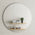 Circa Round 1000mm Mirror with Brushed Nickel Frame