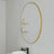 Circa Round 1000mm Mirror with Brushed Brass (Gold) Frame