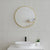 Circa Round 600mm Framed Mirror with Brushed Brass (Gold) Frame *Clearance Stock*