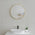 Circa Round 600mm Mirror with Brushed Brass (Gold) Frame