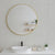 Circa Round 900mm Framed Mirror with Brushed Brass (Gold) Frame *Clearance Stock*