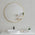 Circa Round 900mm Mirror with Brushed Brass (Gold) Frame