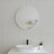Circa Round 600mm Framed Mirror with Matte White Frame *Clearance Stock*