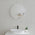 Circa Round 600mm Mirror with Matte White Frame