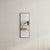 Retti Rectangular 450mm x 1200mm Mirror with Matte Black Frame