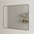 Retti Rectangular 1200mm x 900mm Mirror with Brushed Gunmetal Frame