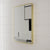 Retti Rectangular Mirror with Brushed Brass (Gold) Frame | 8 sizes available, from 450mm to 1500mm |
