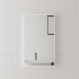 Retti Rectangular 450mm x 750mm Framed Mirror with Matte White Frame